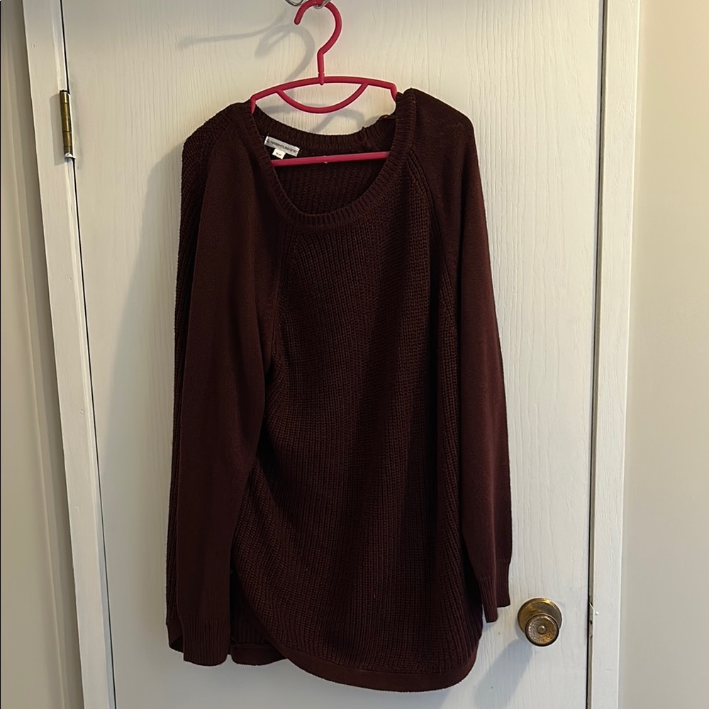 Warehouse Women's Sweater - Deep Burgundy